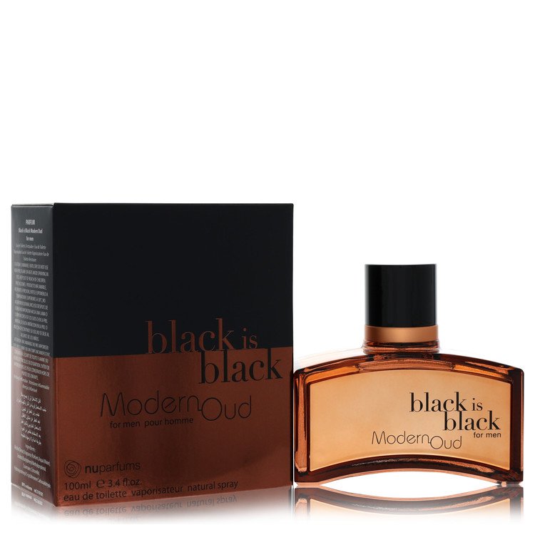 Black Is Black Modern Oud By Nu Parfums Eau De Toilette Spray 3.4 Oz (Men) - Rochan Shop