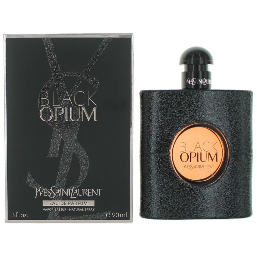 Black Opium By Yves Saint Laurent, 3 Oz Edp Spray For Women - Rochan Shop