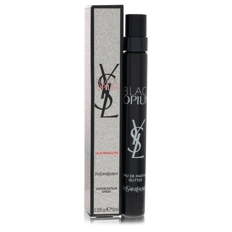 Black Opium Glitter By Yves Saint Laurent Mini Edp Spray 0.33 Oz (Women) - Rochan Shop