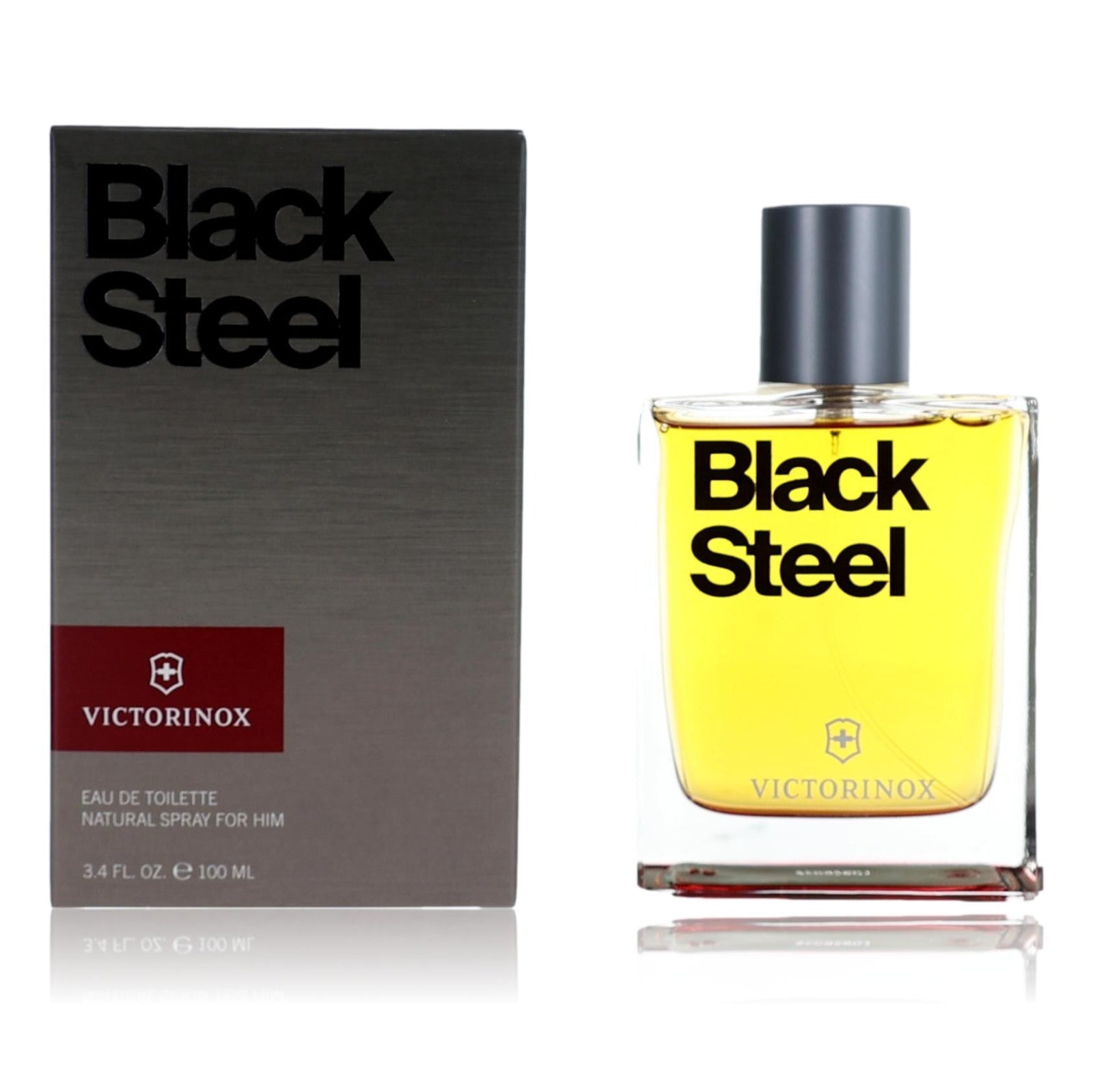 Black Steel By Swiss Army, 3.4 Oz Edt Spray For Men - Rochan Shop