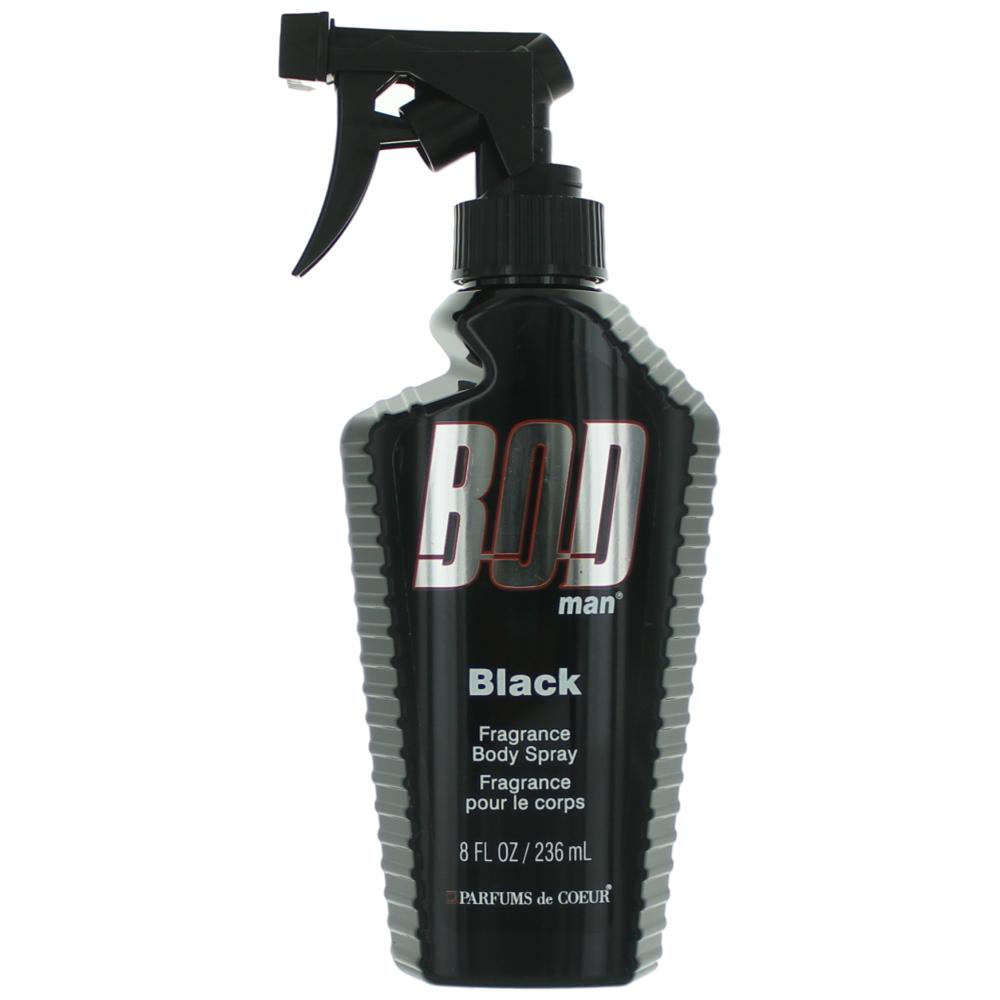 Bod Man Black By Parfums De Coeur, 8 Oz Frgrance Body Spray For Men - Rochan Shop