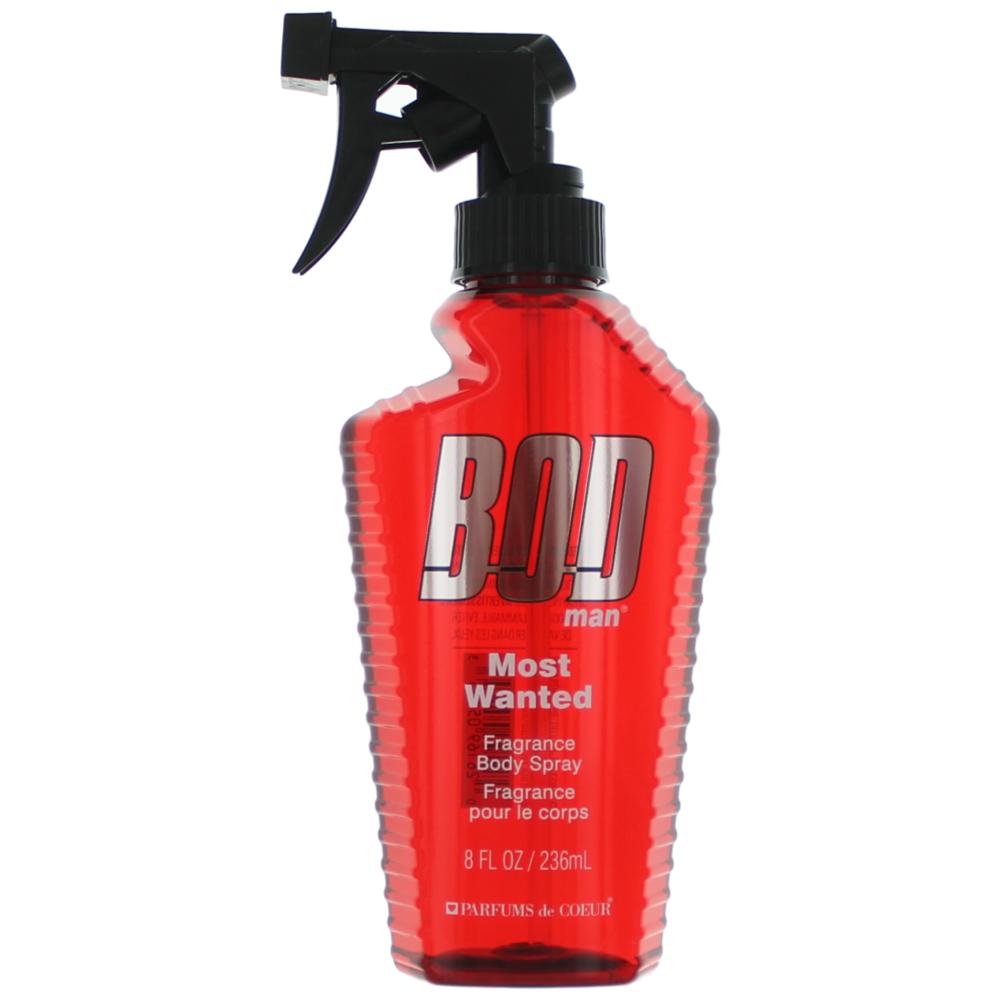 Bod Man Most Wanted By Parfums De Coeur, 8 Oz Frgrance Body Spray Men - Rochan Shop