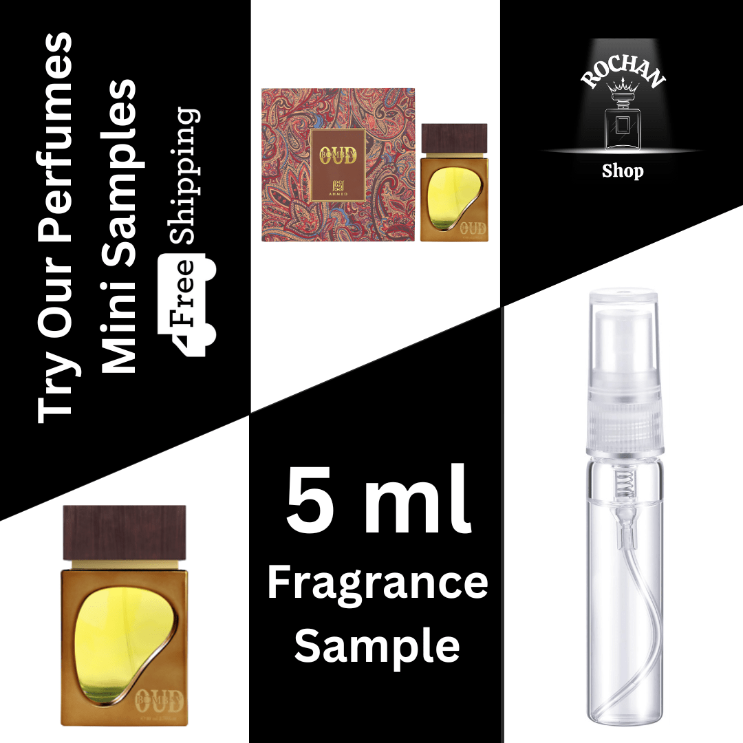 Bombay Oud By Ahmed Al Maghribi Eau De Parfum Spray 5 ml Sample (Unisex) - Rochan Shop