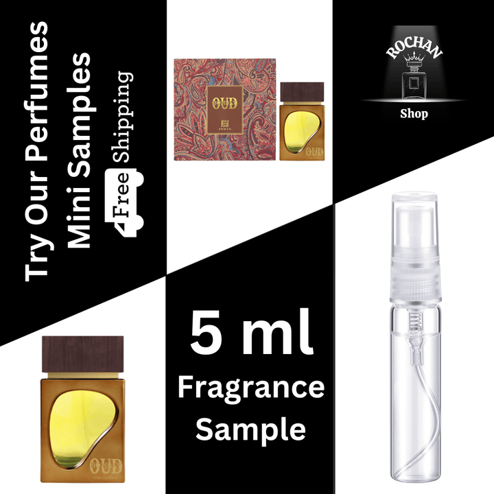 Bombay Oud By Ahmed Al Maghribi Eau De Parfum Spray 5 ml Sample (Unisex) - Rochan Shop