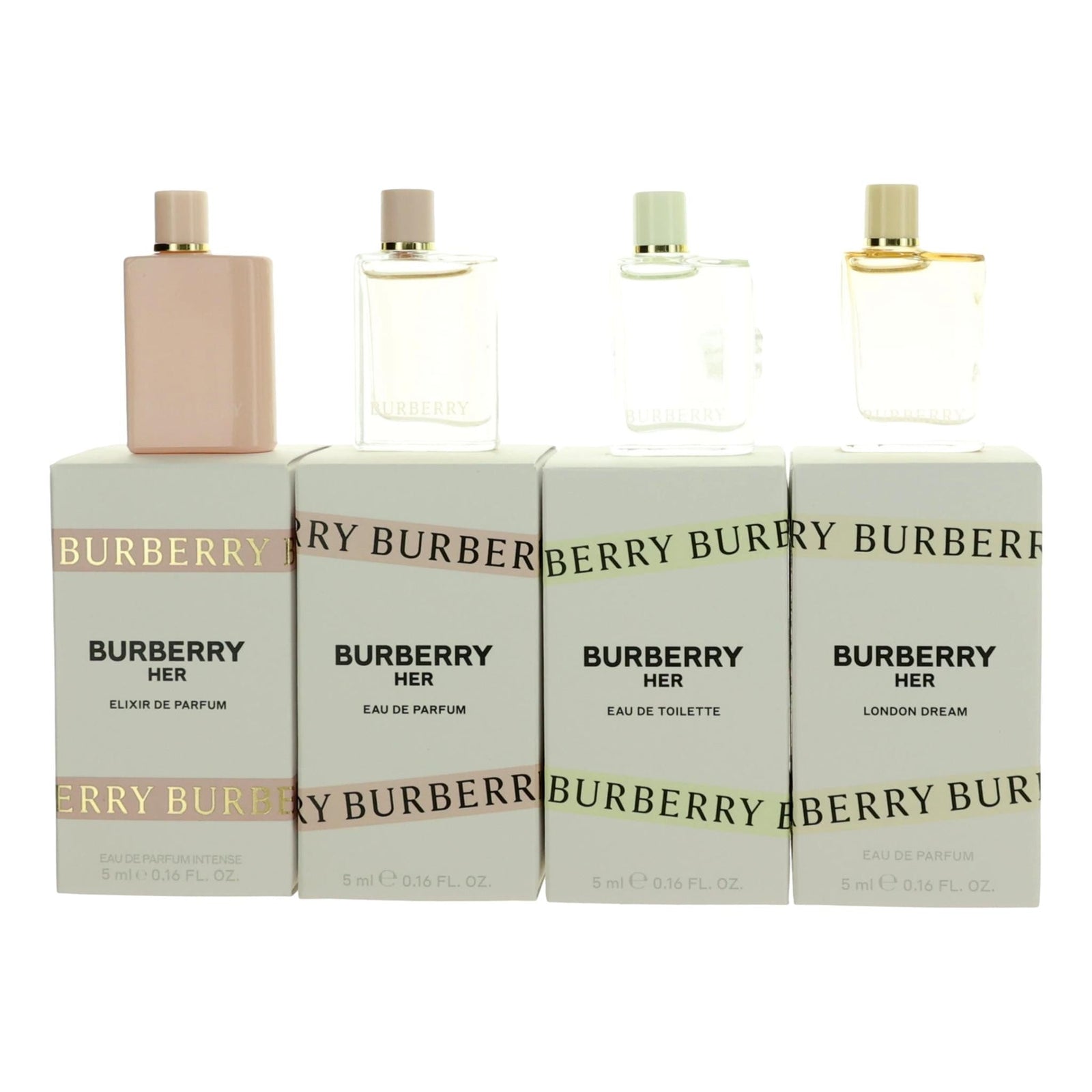 Burberry Her By Burberry, 4 Piece Variety Gift Set Women With Elixir - Rochan Shop