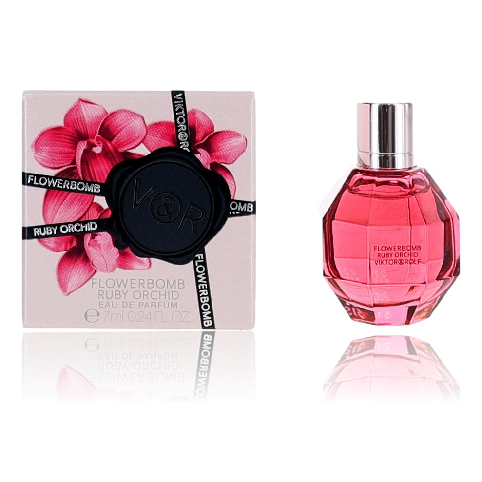Flowerbomb Ruby Orchid By Viktor & Rolf, 0.24oz Edp Mini Splash Women