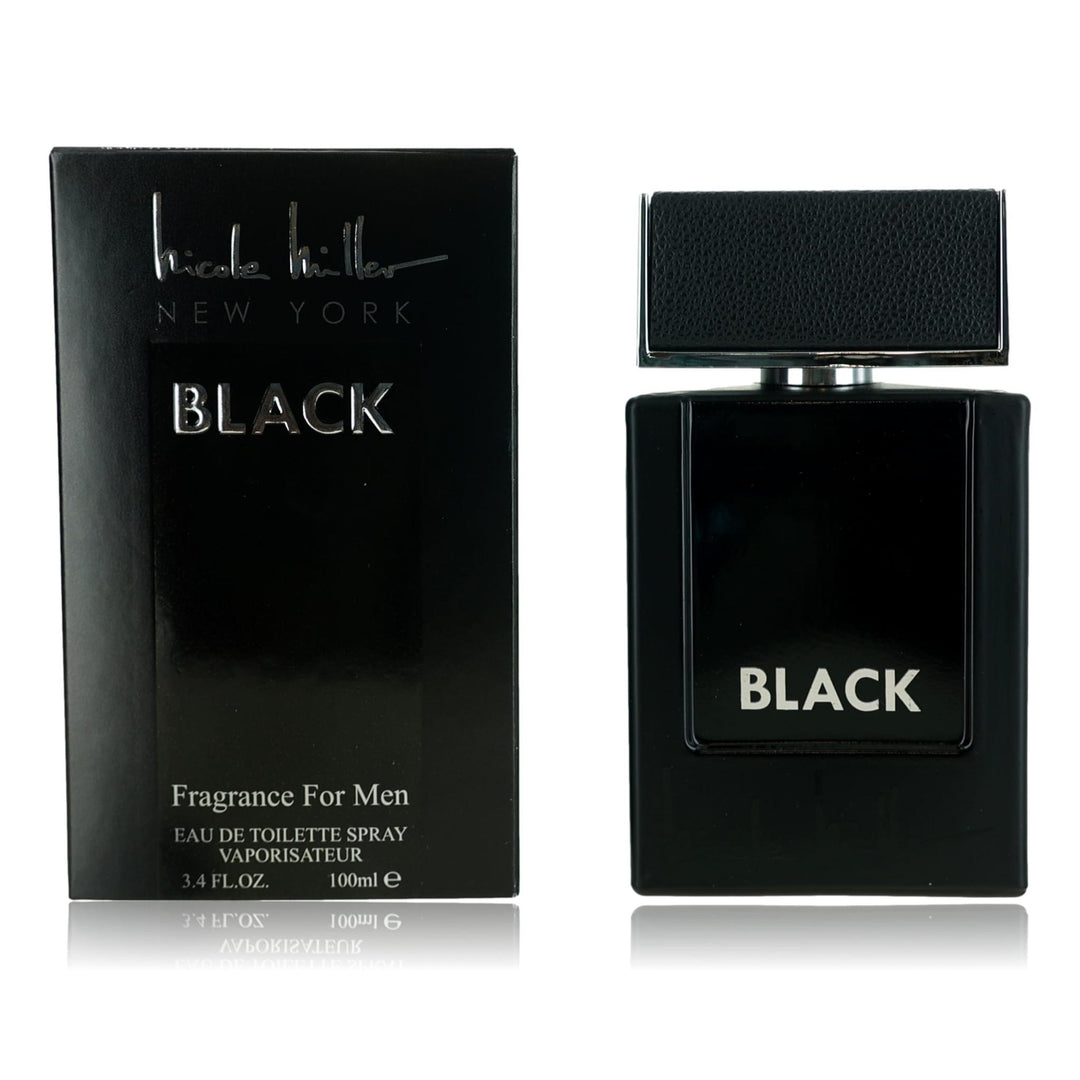 Nicole Miller Black By Nicole Miller, 3.4 Oz Edt Spray For Men