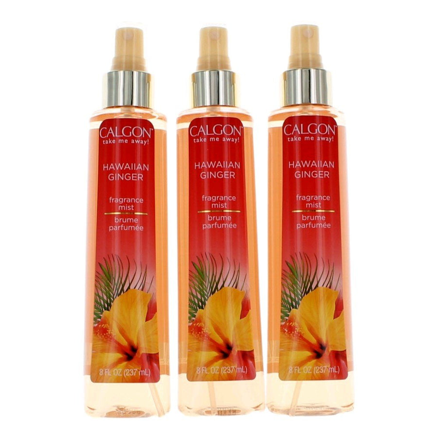 Calgon Hawaiian Ginger By Calgon, 3 Pack 8 Oz Fragrance Mist For Women - Rochan Shop