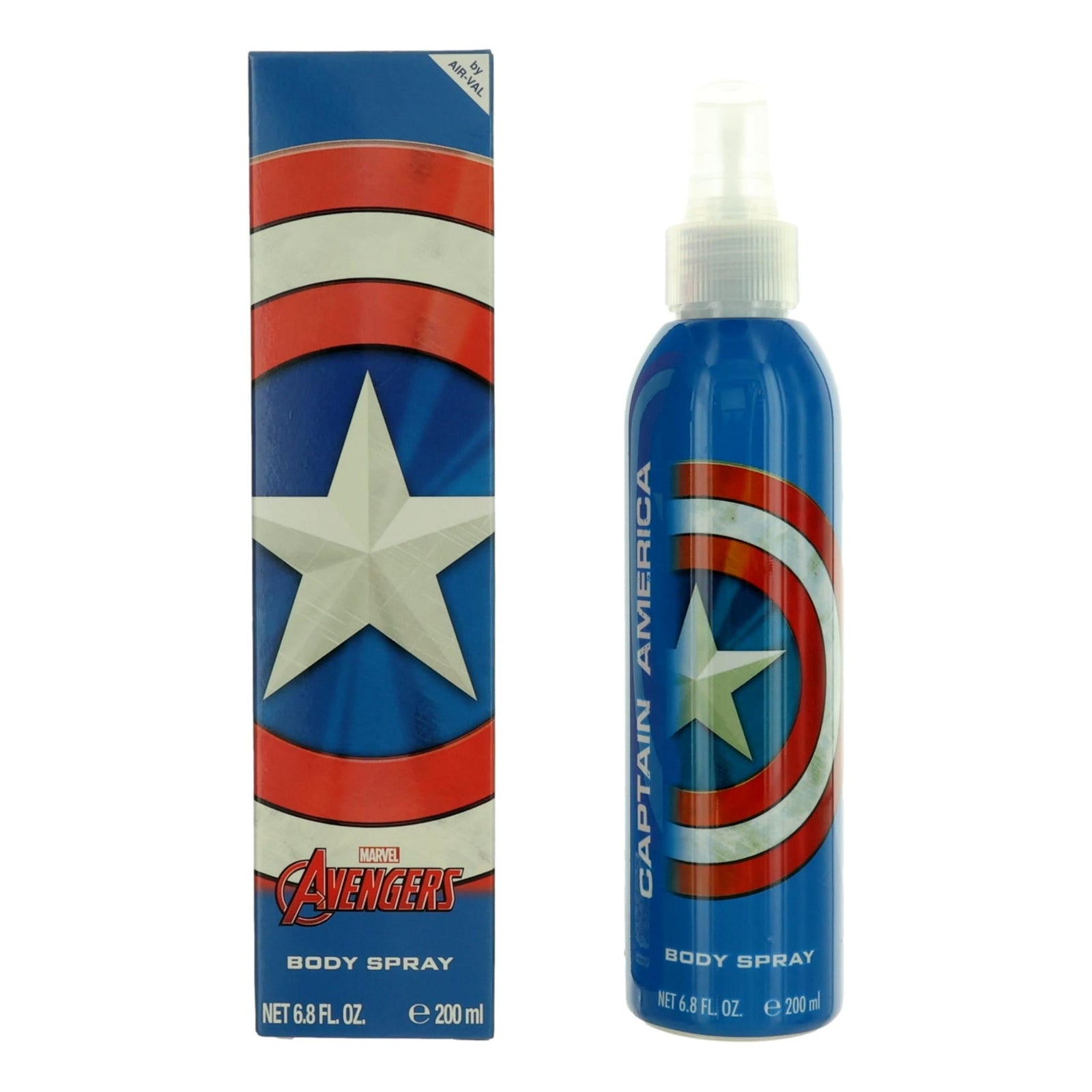 Captain America By Marvel, 6.8 Oz Body Spray For Kids - Rochan Shop