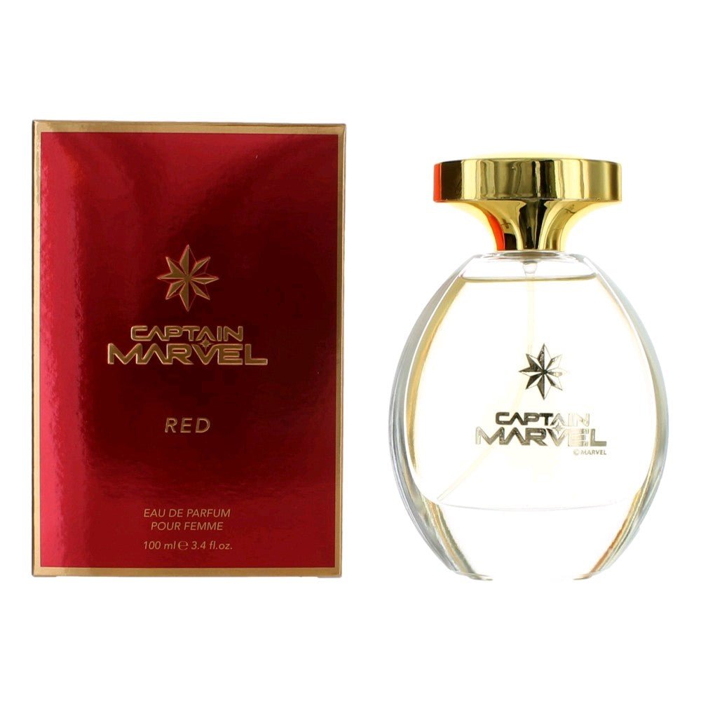 Captain Marvel Red By Marvel, 3.4 Oz Edp Spray For Women - Rochan Shop