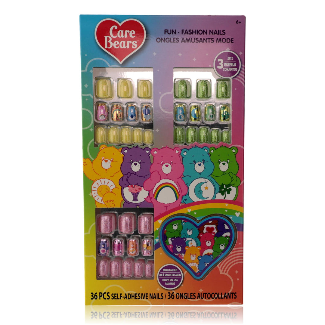 Care Bears Press On Nails By Care Bears, 36 Piece Set For Kids - Rochan Shop