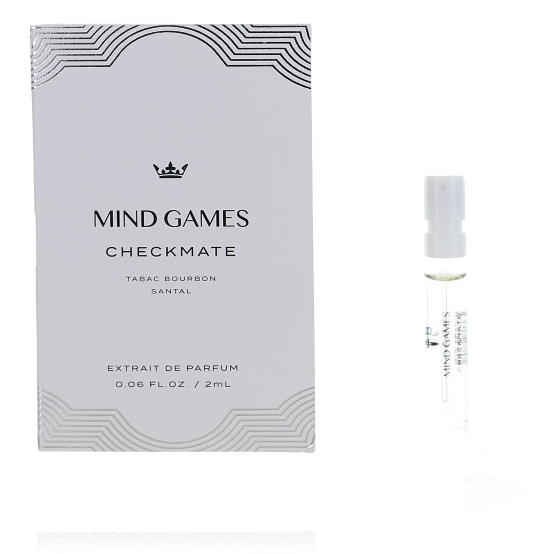 Checkmate Silver King By Mind Games, 0.06oz Extrait De Parfum For Unisex Sample - Rochan Shop