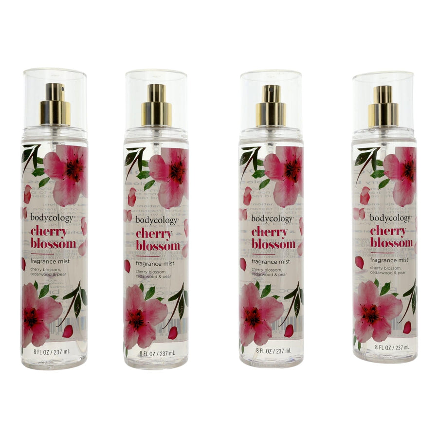 Cherry Blossom By Bodycology, 4 Pack 8 Oz Fragrance Mist For Women - Rochan Shop