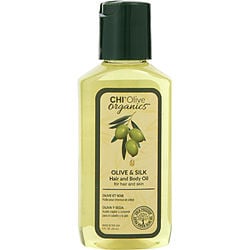 Chi By Chi Olive Organics Olive & Silk Hair & Body Oil 2 Oz (Unisex) - Rochan Shop