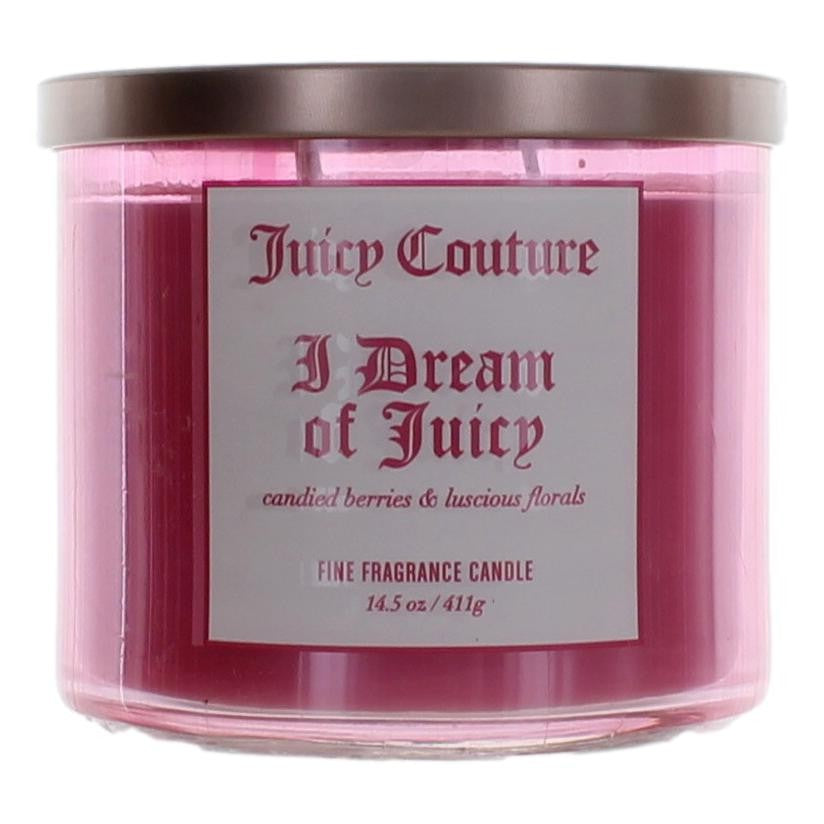 Juicy Couture 14.5 Oz Soy Wax Blend 3 Wick Candle I Dream Of Juicy