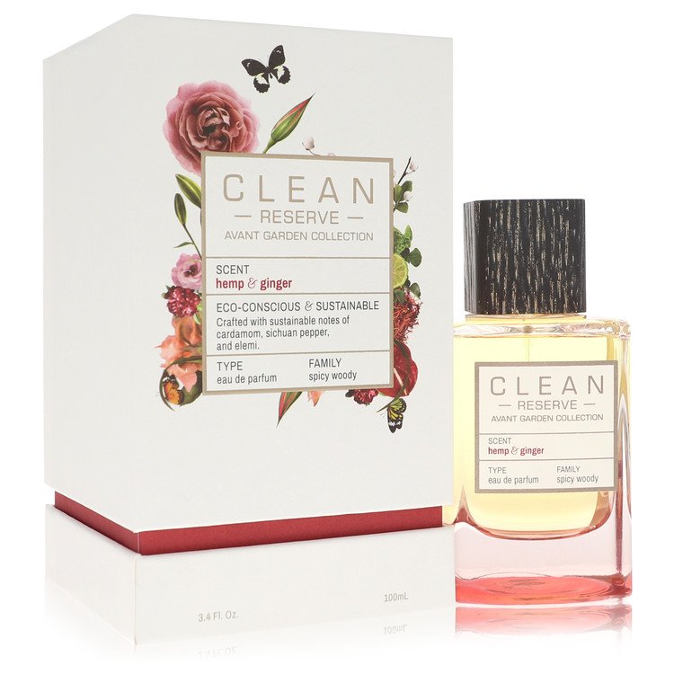 Clean Reserve Hemp & Ginger By Clean Eau De Parfum Spray (Unisex) 3.4 Oz (Women) - Rochan Shop