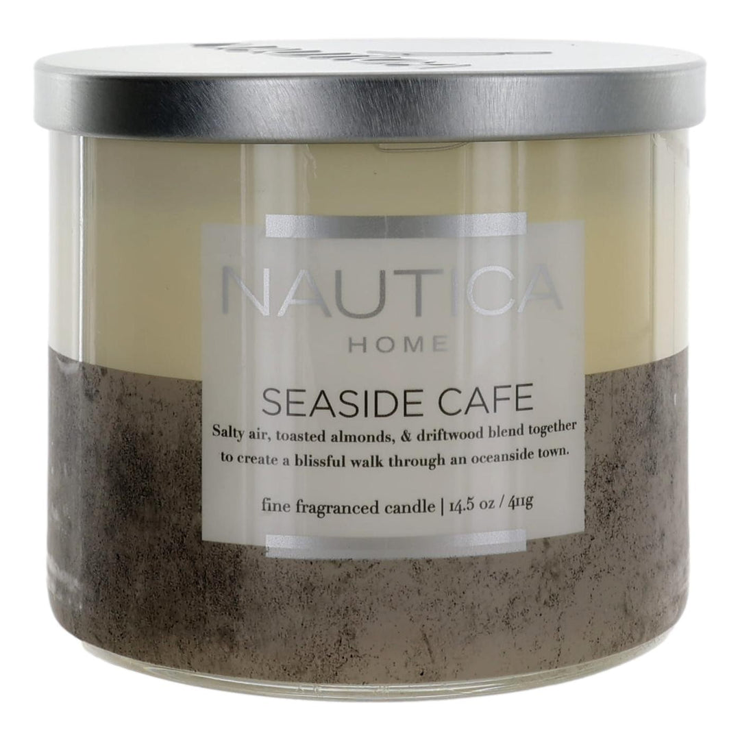 Nautica 14.5 Oz Soy Wax Blend 3 Wick Candle Seaside Cafe