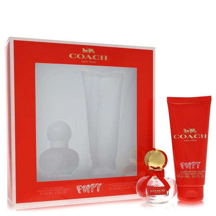 Coach Poppy By Coach Gift Set 1 Oz Eau De Parfum Spray + 3.3 Oz Body Lotion (Women) - Rochan Shop