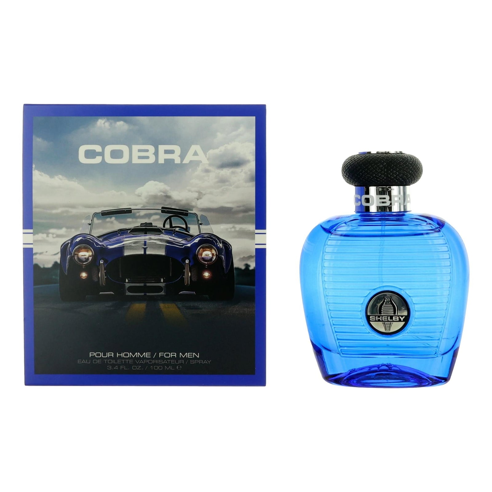 Cobra Blue By Carroll Shelby, 3.4 Oz Edt Spray For Men - Rochan Shop