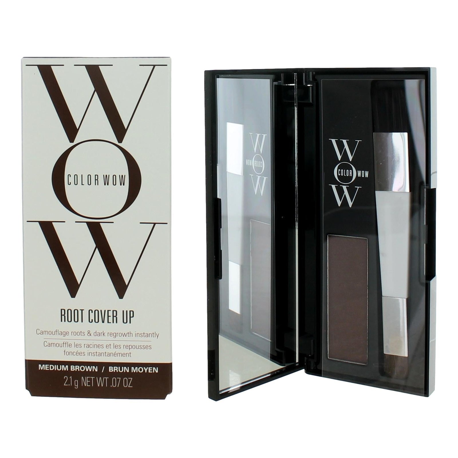 Color Wow Root Cover Up By Color Wow, .07 Oz Root Coverup Powder Medium Brown - Rochan Shop