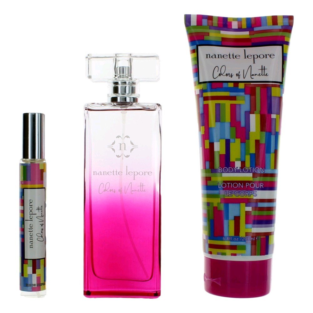Colors Of Nanettte By Nanette Lepore, 3 Piece Gift Set For Women - Rochan Shop