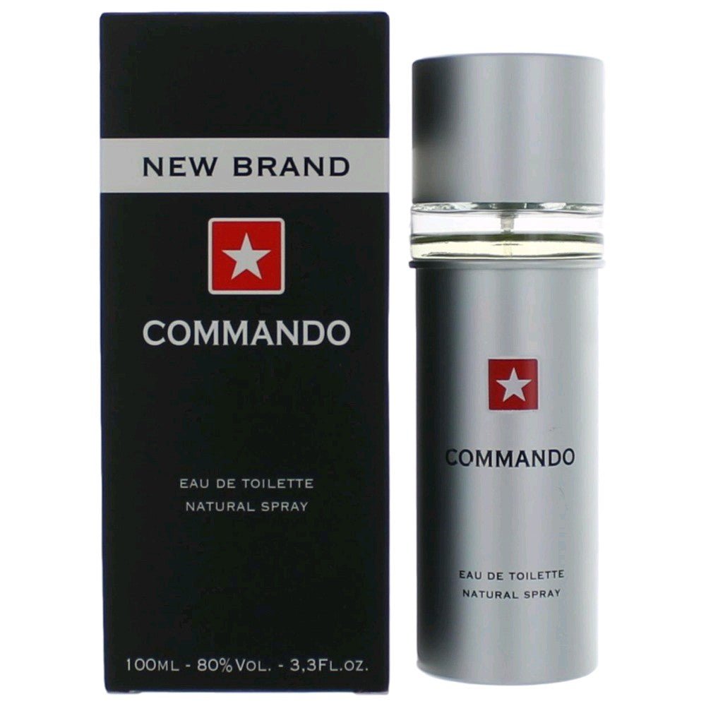 Commando By New Brand, 3.3 Oz Edt Spray For Men - Rochan Shop