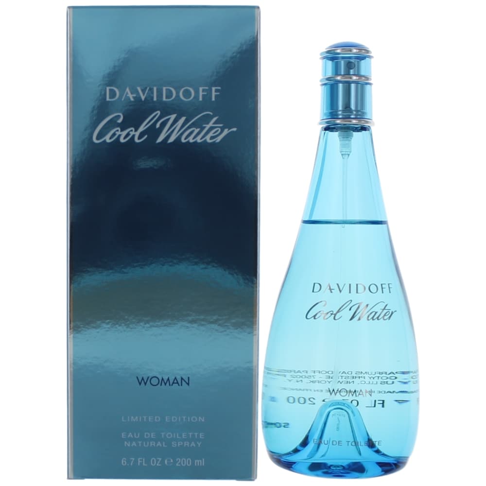 Cool Water By Davidoff, 6.7 Oz Edt Spray For Women - Rochan Shop