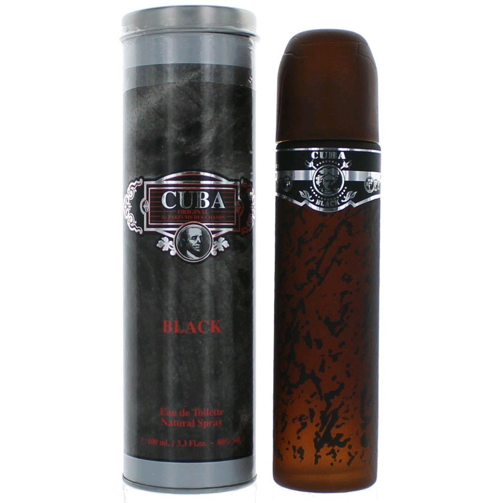 Cuba Black By Cuba, 3.3 Oz Edt Spray For Men - Rochan Shop