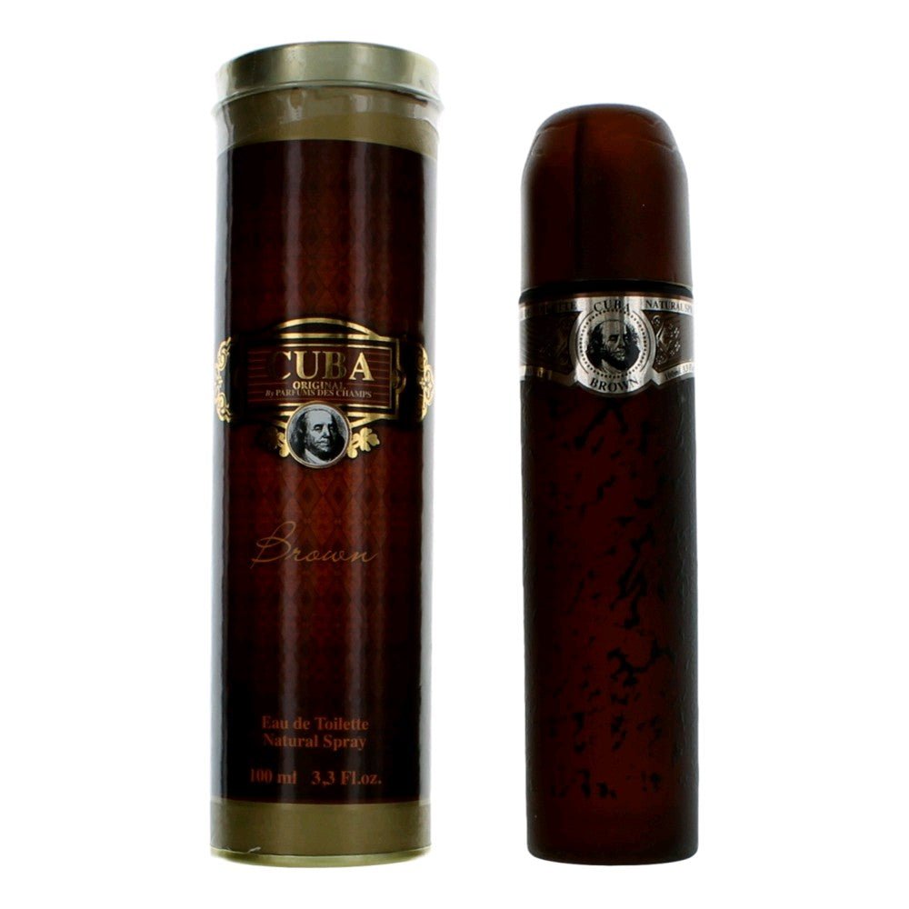 Cuba Brown By Cuba, 3.3 Oz Edt Spray For Men - Rochan Shop