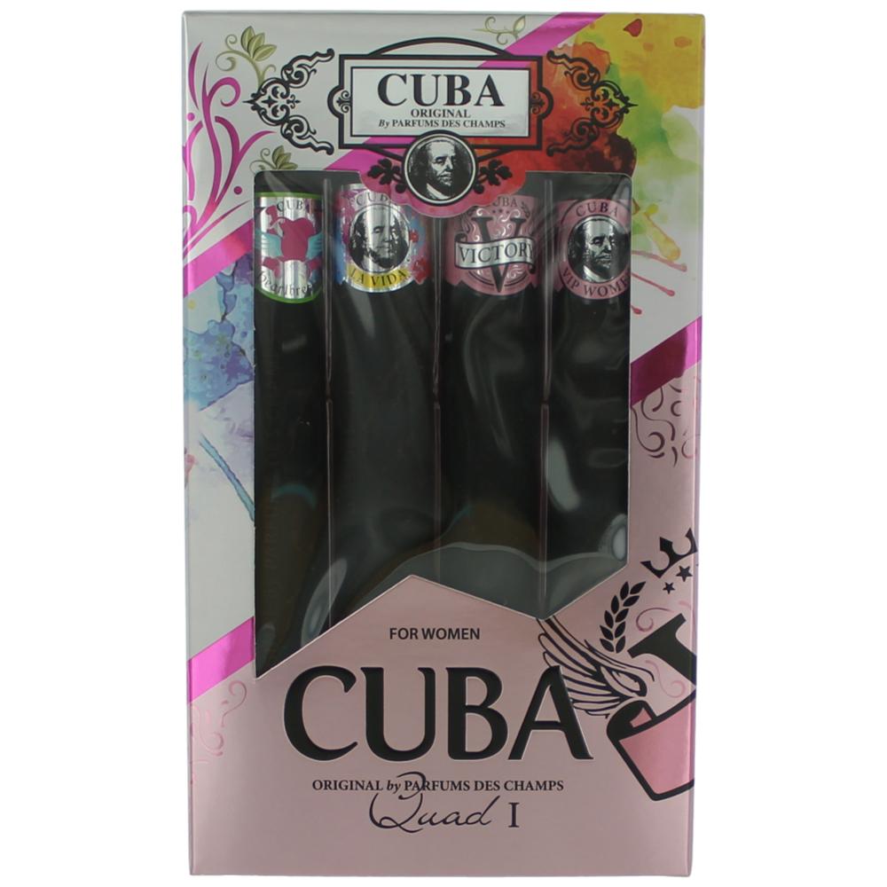 Cuba Quad I By Cuba, 4 Piece Gift Set For Women - Rochan Shop