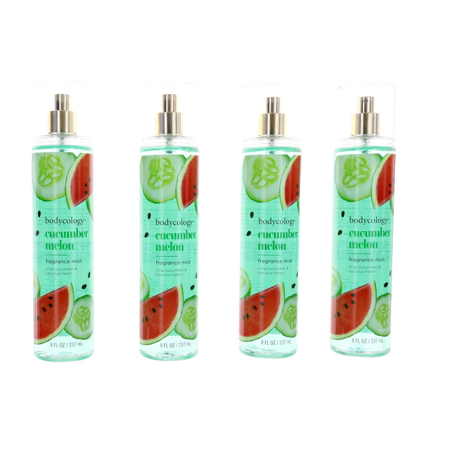 Cucumber Melon By Bodycology, 4 Pack 8 Oz Fragrance Mist For Women - Rochan Shop