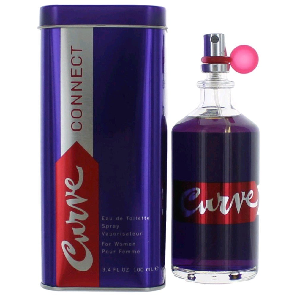 Curve Connect By Liz Claiborne, 3.4 Oz Edt Spray For Women - Rochan Shop
