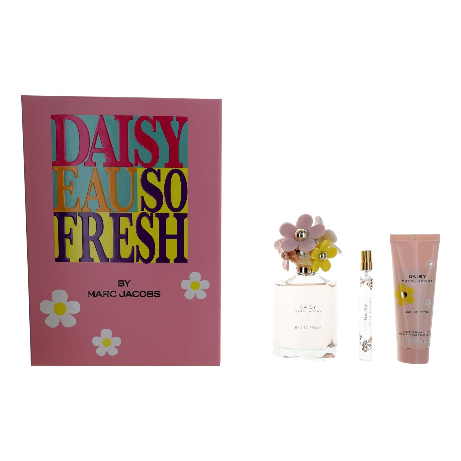 Daisy Eau So Fresh By Marc Jacobs, 3 Piece Gift Set For Women - Rochan Shop