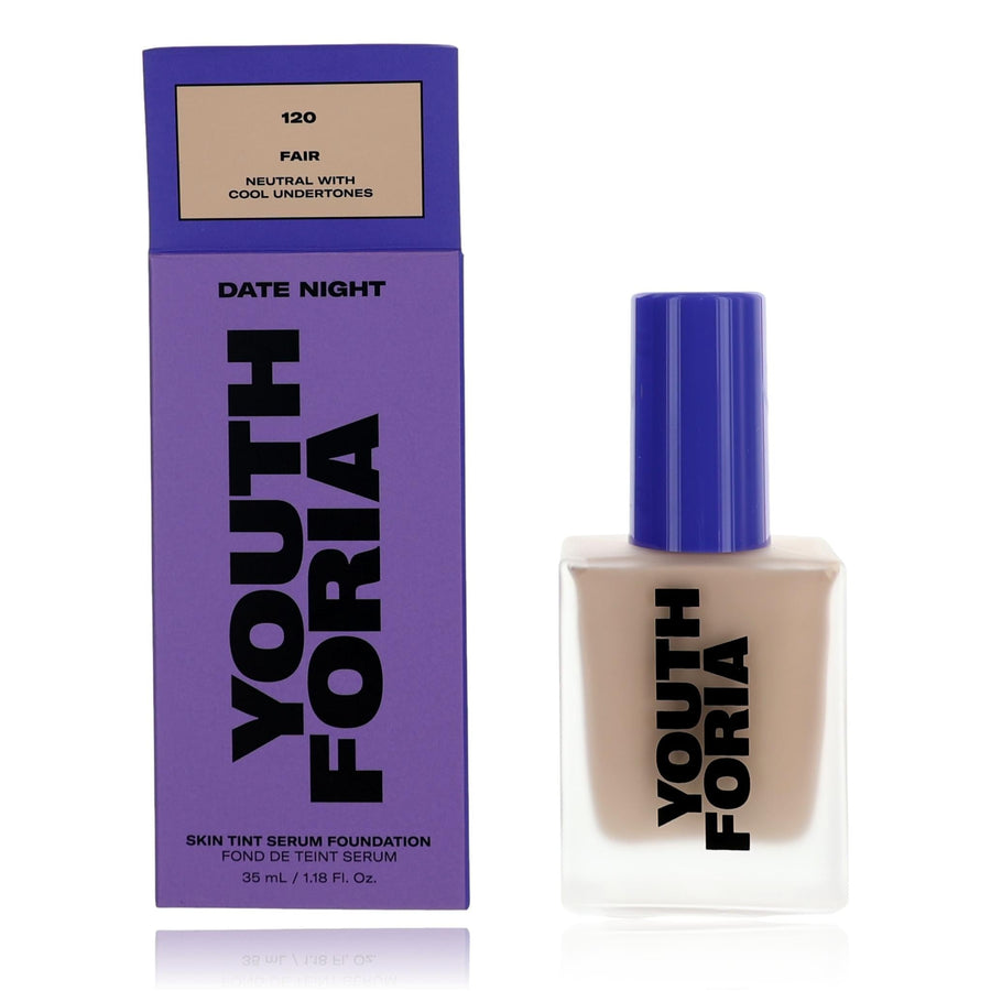 Date Night By Youthforia, 1.18 Oz Skin Tint Serum Foundation 120 Fair - Rochan Shop