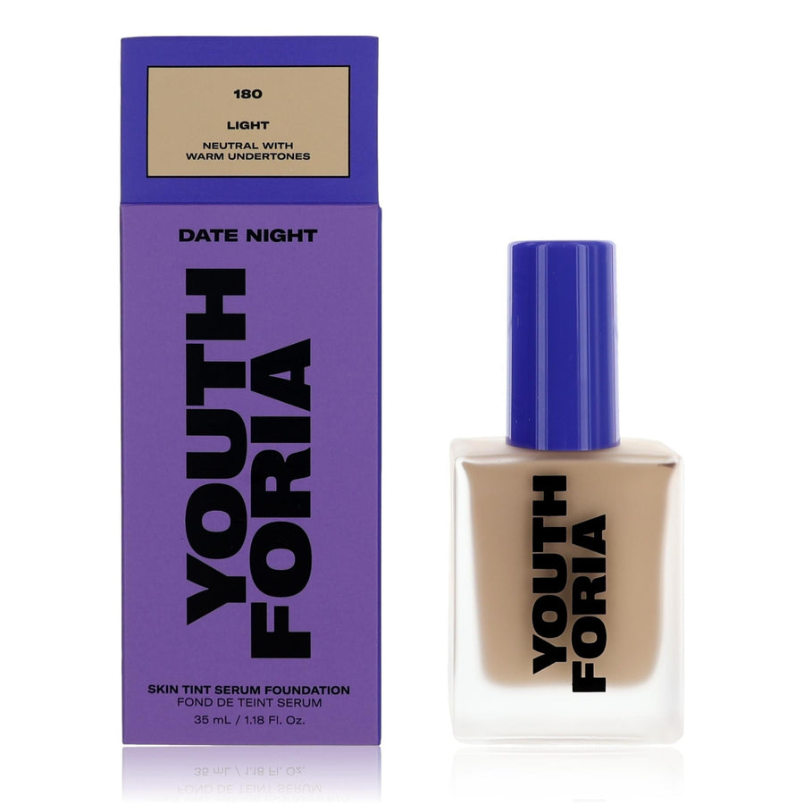 Date Night By Youthforia, 1.18 Oz Skin Tint Serum Foundation 180 Light - Rochan Shop