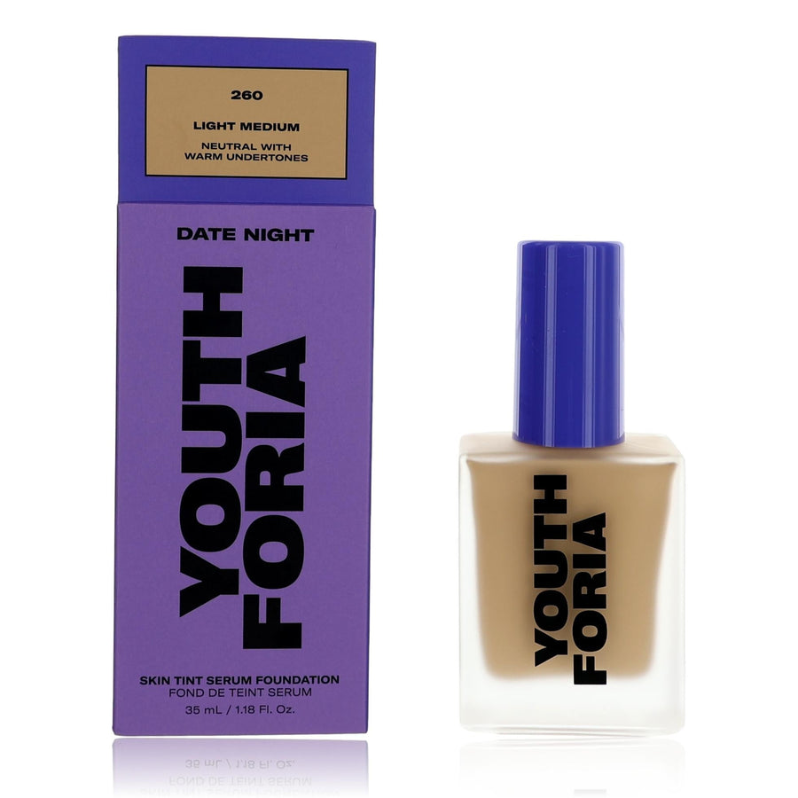 Date Night By Youthforia, 1.18 Oz Skin Tint Serum Foundation 260 Light Medium - Rochan Shop