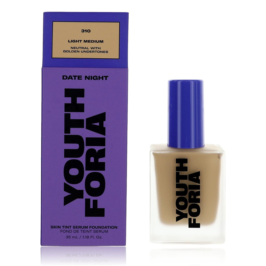 Date Night By Youthforia, 1.18 Oz Skin Tint Serum Foundation 310 Light Medium - Rochan Shop