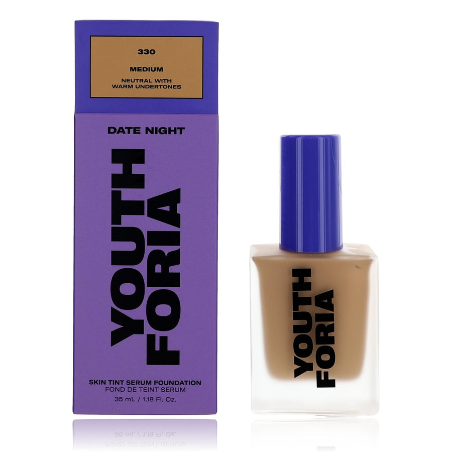 Date Night By Youthforia, 1.18 Oz Skin Tint Serum Foundation 330 Medium - Rochan Shop