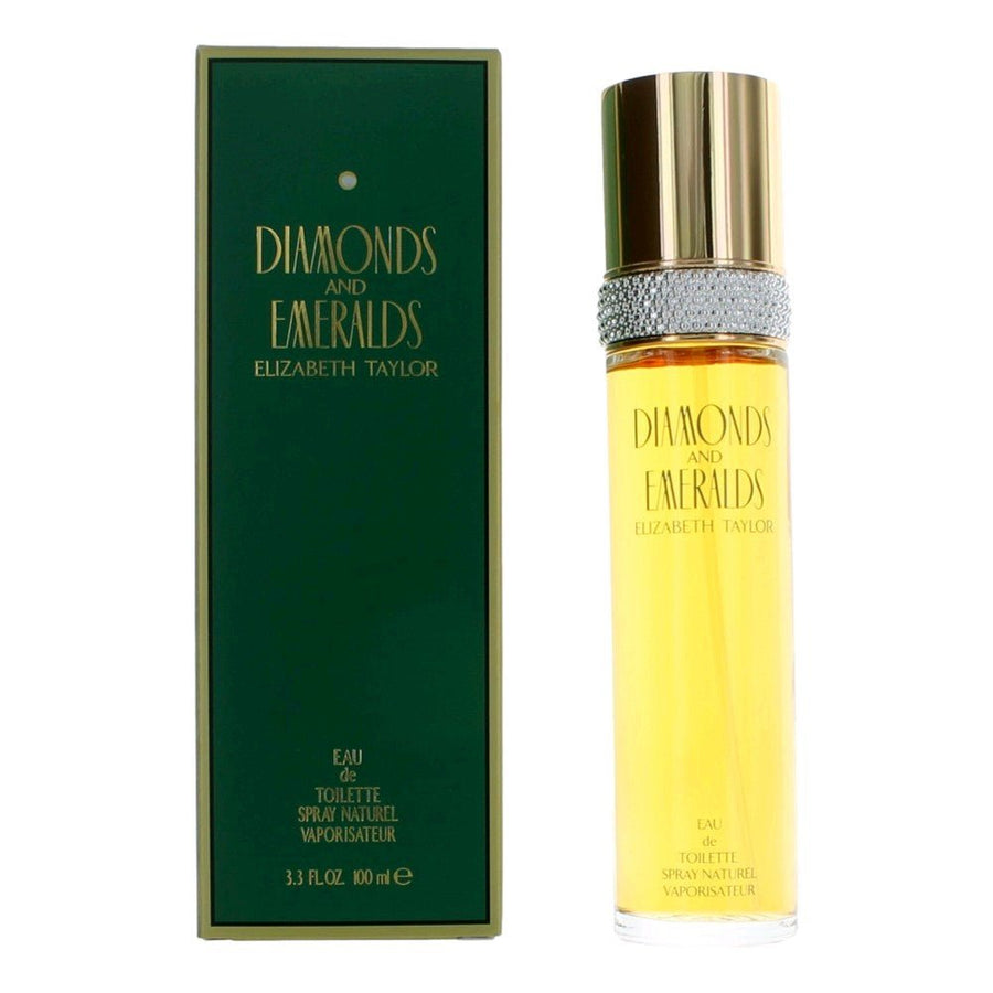 Diamonds & Emeralds By Elizabeth Taylor, 3.3 Oz Edt Spray For Women - Rochan Shop