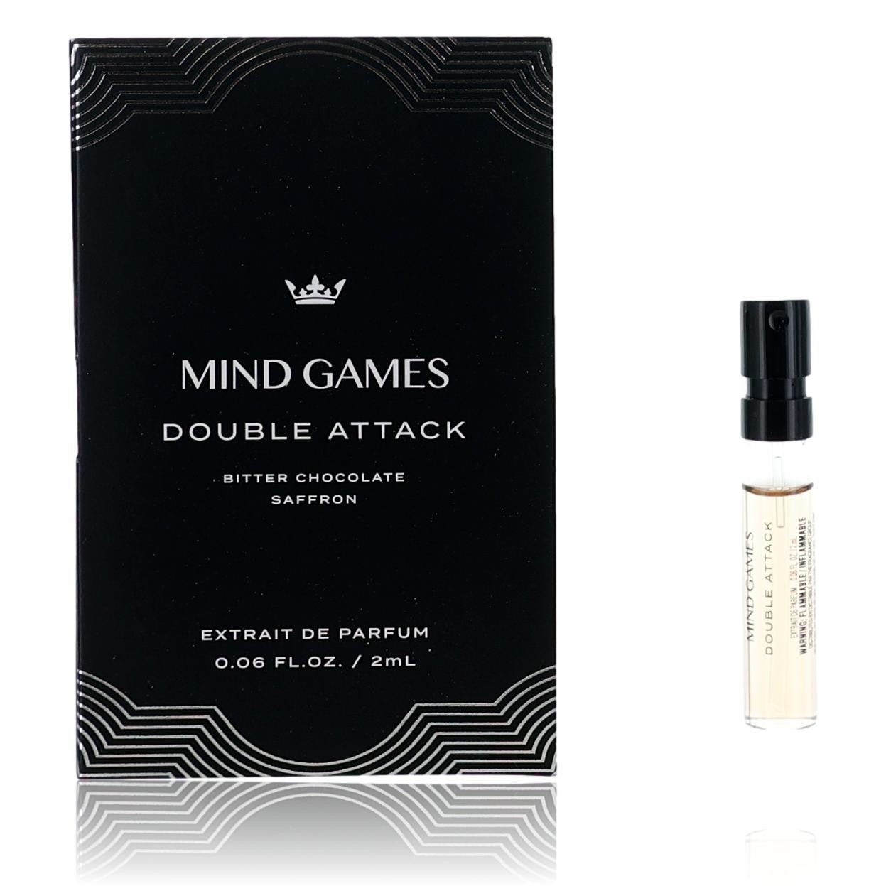 Double Attack By Mind Games, 0.06oz Extrait De Parfum For Unisex Sample - Rochan Shop