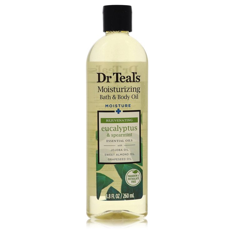 Dr Teal's Bath Additive Eucalyptus Oil By Dr Teal's Pure Epson Salt Body Oil Relax & Relief With Eucalyptus & Spearmint 8.8 Oz (Women)