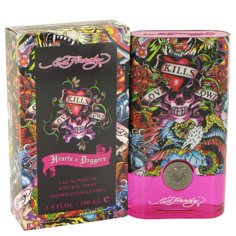 Ed Hardy Hearts & Daggers Eau De Parfum Christian Audigier (Women) - Rochan Shop