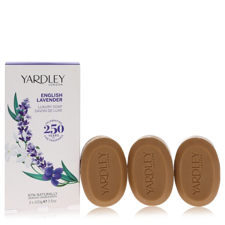 English Lavender 3 X 3.5 Oz Soap By Yardley London (Women) - Rochan Shop