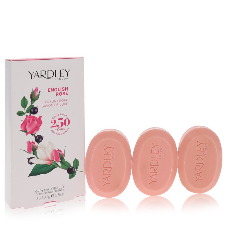 English Rose Yardley 3 X 3.5 Oz Luxury Soap By Yardley London (Women) - Rochan Shop