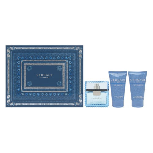 Versace Man Eau Fraiche 3 Piece Gift Set Versace Men's Gift Sets - Rochan Shop