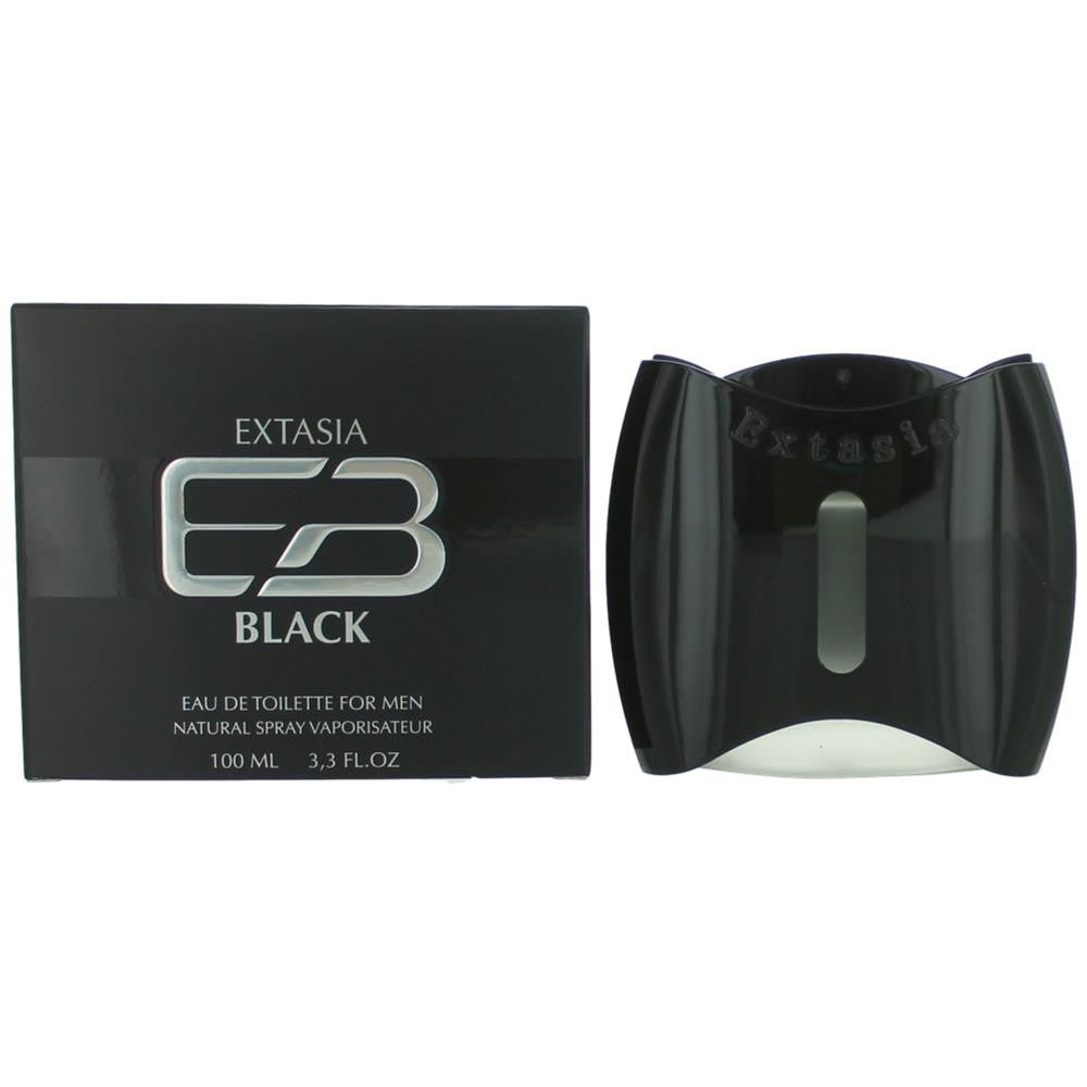 Extasia Black By New Brand, 3.3 Oz Edt Spray For Men - Rochan Shop