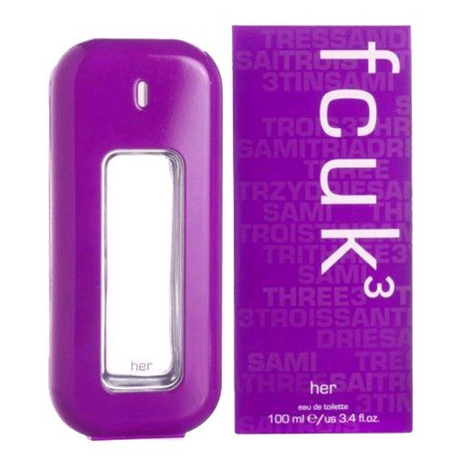 Fcuk 3 By French Connection, 3.4 Oz Edt Spray For Women (F.C.U.K) - Rochan Shop