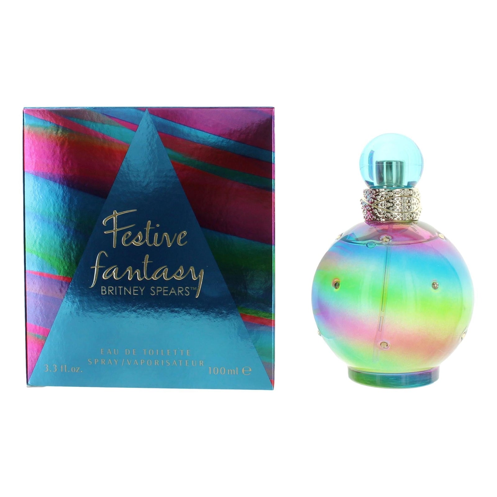 Festive Fantasy By Britney Spears, 3.3 Oz Edt Spray For Women - Rochan Shop