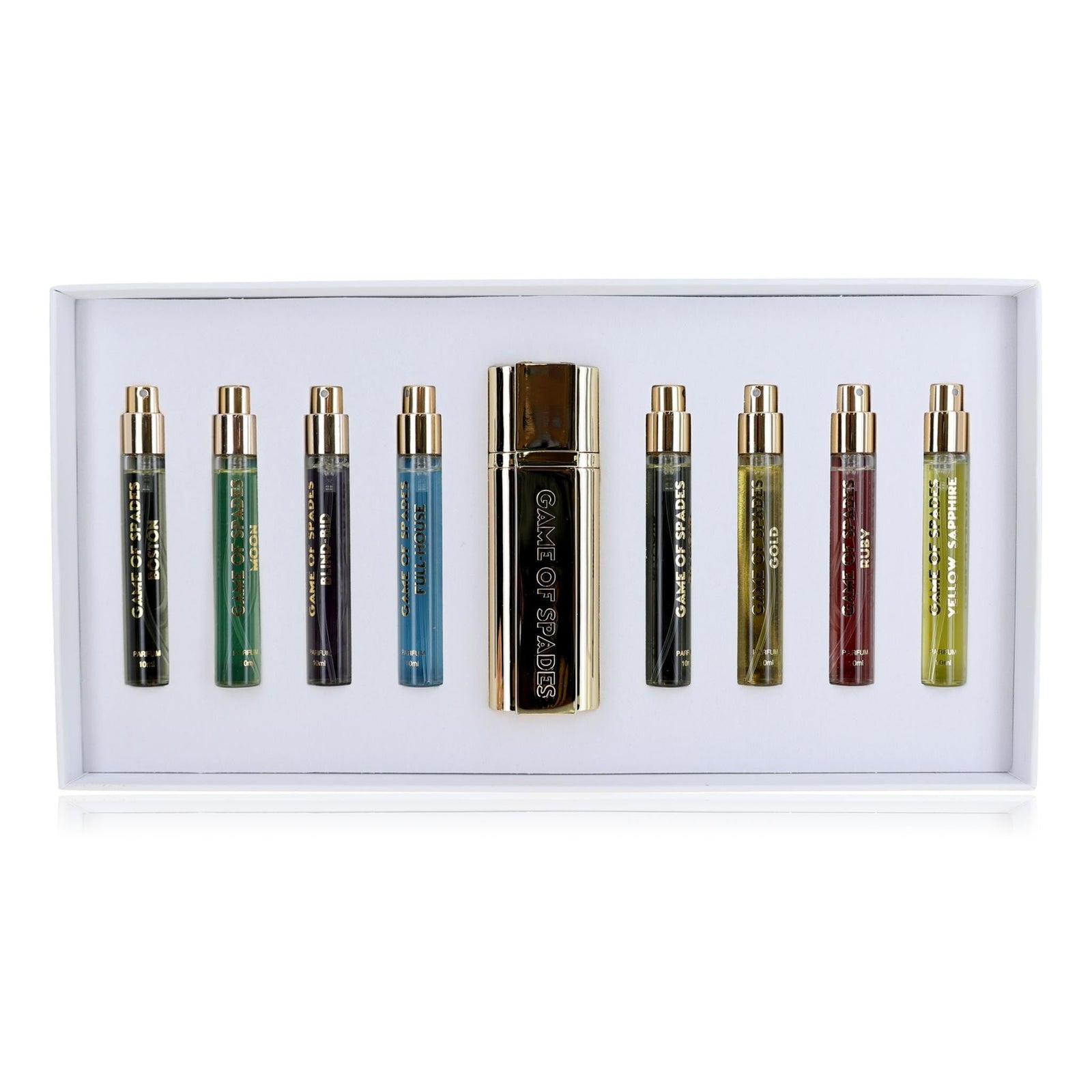 Game Of Spades By Jo Milano, 9 Piece Coffret Set For Unisex White - Rochan Shop