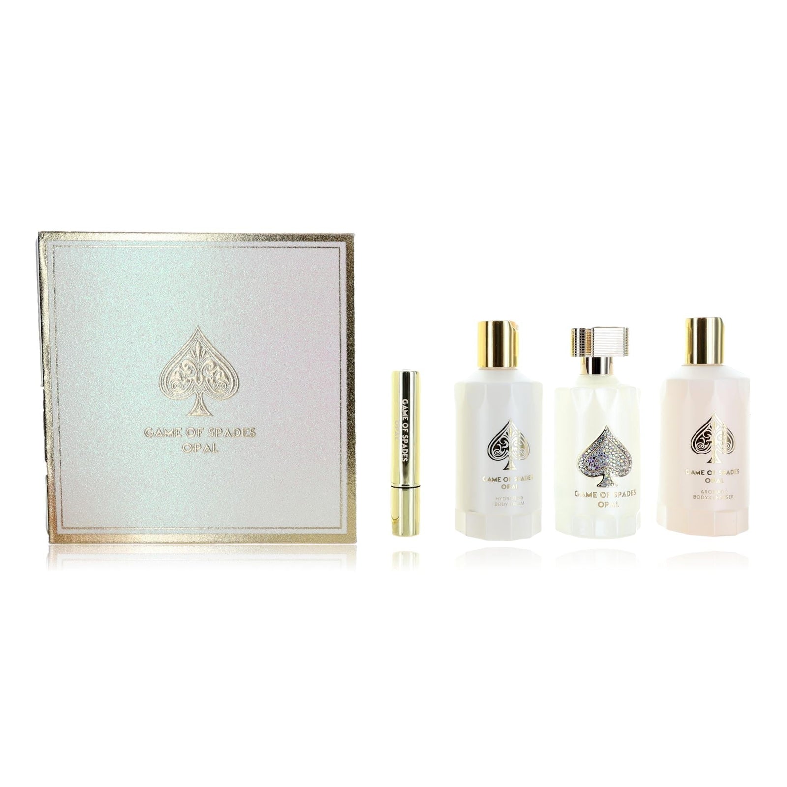 Game Of Spades Opal By Jo Milano, 4 Piece Gift Set For Unisex - Rochan Shop